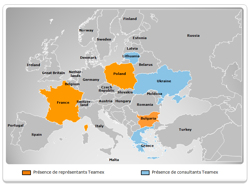 Teamex in Europe
